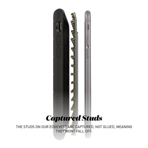 AGENT18 Slim CASE Cover Studs Apple iPhone 6 & 6S NEW NIB Black Gold Studs HP🎉 - Picture 6 of 12
